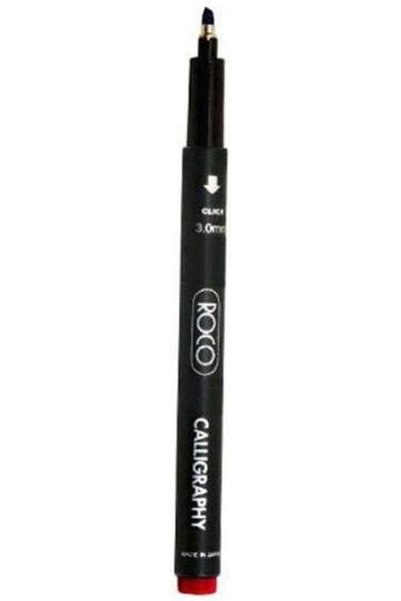 Generic Calligraphy Pen 3.0mm Black Single, RQ-28593BLK