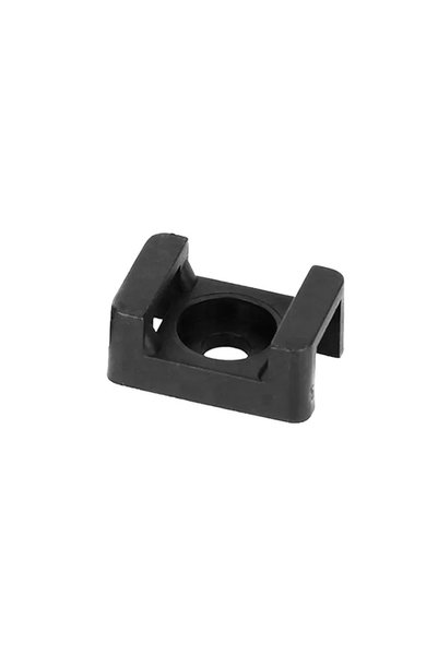 Orno Plastic DIN clip with screw fixing ORAE13205100 6.8 mm black 100 pcs.
