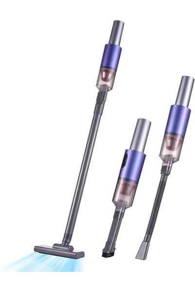 Generic Cordless Vacuum Cleaner 13000PA Suction Power 3 Brush Heads HEPA Filt...