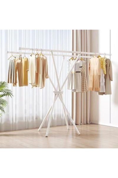 Generic Large Folding Clothes Drying Rack,Metal Multifunctional Air Dryer