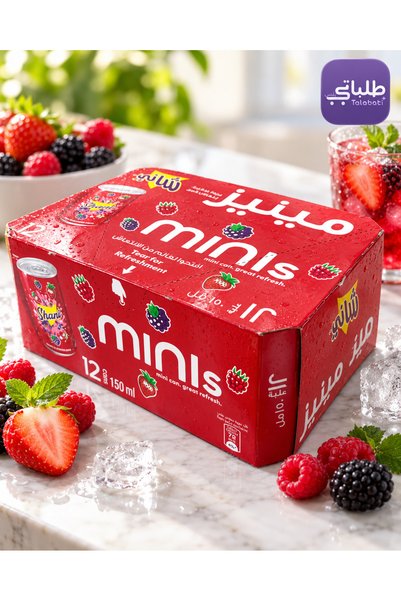 Generic Brand شاني مينيز شراب التوت المشكل – 150 مل × 12 حبة