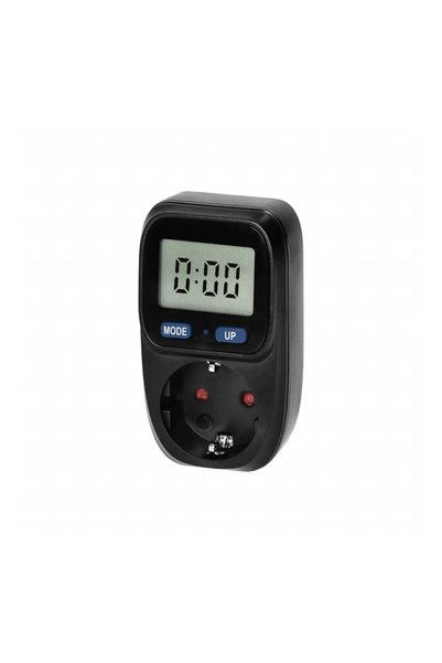 Orno Цифров електромер с щепсел ORWAT419GSB 3.6 kW черен
