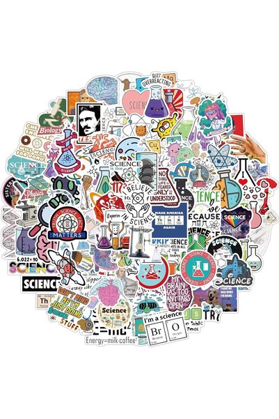 Generic Cool Science Stickers Funny Chemistry Biology Physics Experiment Stic...