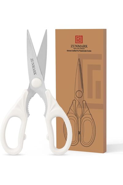 ZUNMARK 3-in-1 Kitchen Scissors - Detachable, Sharp Stainless Steel Cooking S...