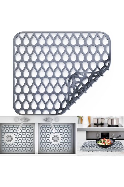 Generic Silicone Sink Protectors for Kitchen, 13.6 ''x 11.6'' Folding Non-sli...