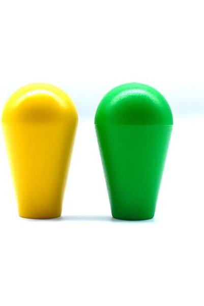 Generic 2 Pcs Arcade Joystick Oval Bat Top Topper Knob Ball Top Handle Knob A...