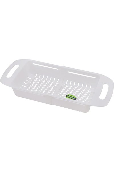 Generic Adjustable Strainer-RF11302 PP Plastic Multi-Purpose Extendable Colan...
