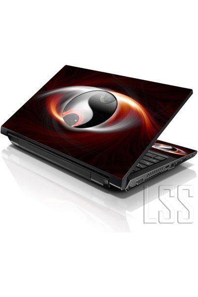 Generic Laptop 15 15.6 Skin Cover with Colorful Ying Yang Earth and Moon Patt...