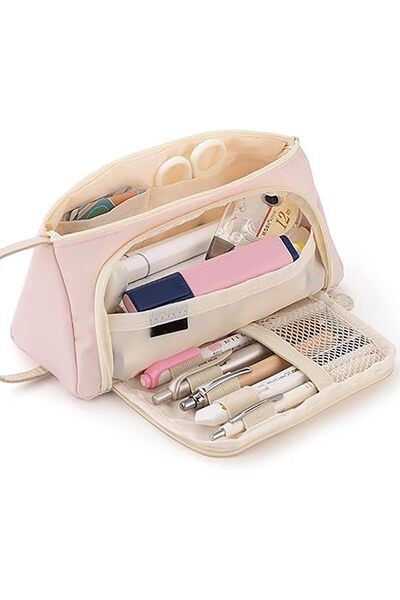 GENERAL Big Capacity Pencil Case Pouch - Large Storage Stationery Bag and Sch...