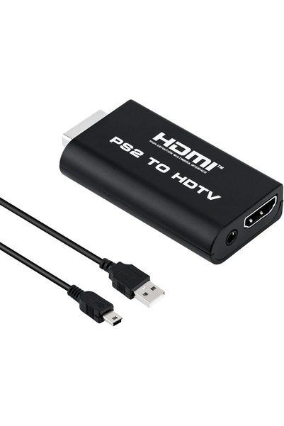 Mcbazel محول فيديو وصوت من PS2 إلى HDMI مع مخرج صوت 3.5 ملم