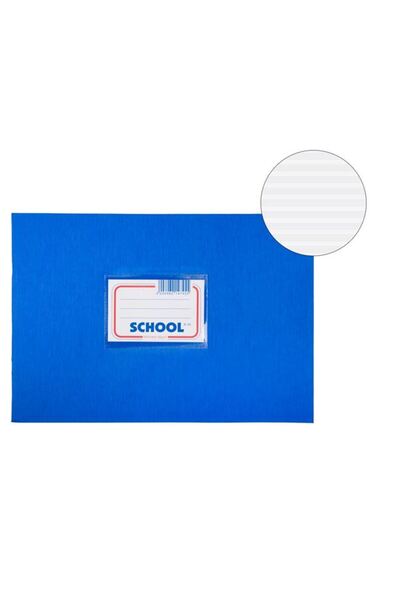 SHOPIENS Caiet de muzica coperta albastra 17x24 cm 40 file cu legare capsata ...