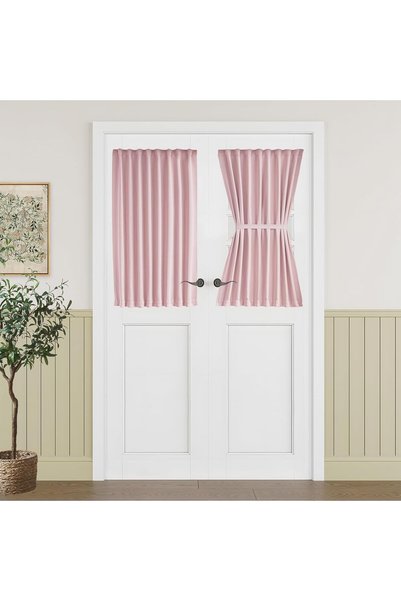 Generic Door Curtains for Door Window, Door Coverings for Small Window, 1 Pan...
