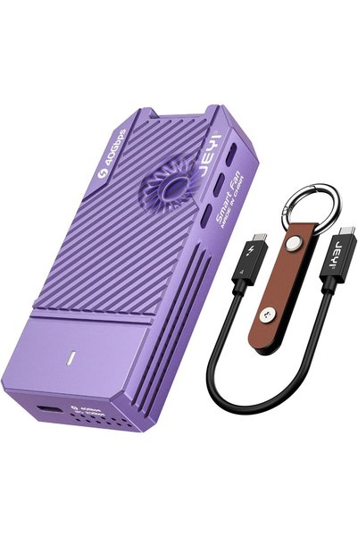 Generic محول USB4 M.2 بسرعة 40 جيجابت في الثانية مع مروحة تبريد، ودعم PWM، وو...