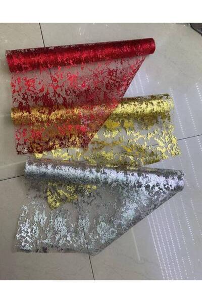 OEM Packaging Net Gilded Spots 48cm-5yds Silver