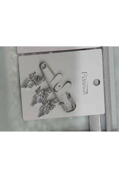 OEM Brosa ace safety pins with three attached ends, 6 per set.