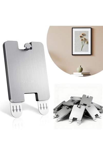 Generic No Nails Picture Hangers, SUS304 Stainless Steel, Damage-Free Adhesiv...