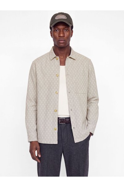 Jack & Jones Vrchní košile Pohodlný střih Vrchní košile