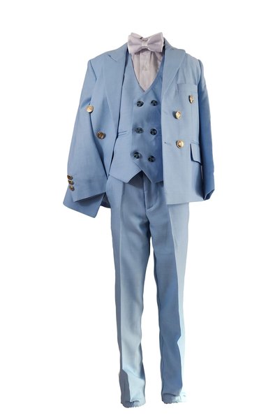 Generic Brand Costum elegant baieti, HTEB 112, culoare bleu