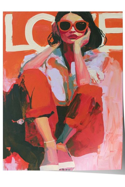 Postifull Poster fără ramă „Love” nr. 160297