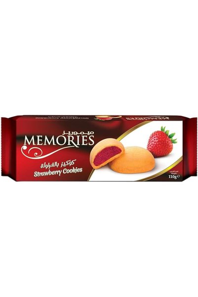 Desert Memories بسكويت الفراولة "ميموريز"، 100 جرام.