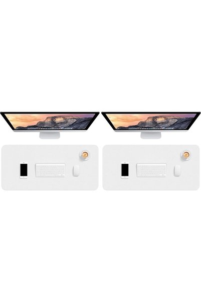 Generic Desk Pad, 30" x 14" PU Leather Desk Mat, XL Extended Mouse Pad, Water...