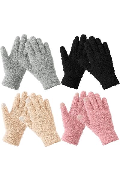 Generic Winter Touchscreen Gloves for Men - Thermal Soft Knit Gloves for Runn...