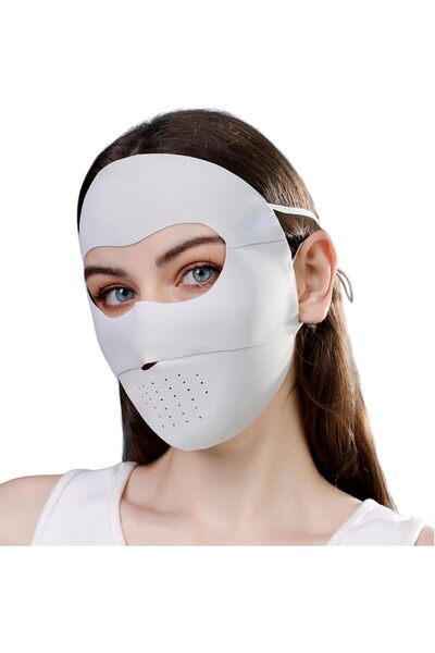 Generic قناع حماية كامل للوجه من الشمس، حماية من الشمس بمعامل UPF 50+ لأغطية ...