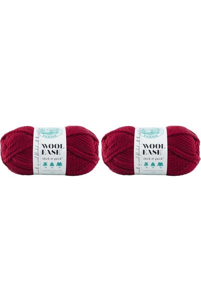 Generic 640-138 Wool-Ease Thick & Quick 97 Meters, Cranberry (Pack of 2)