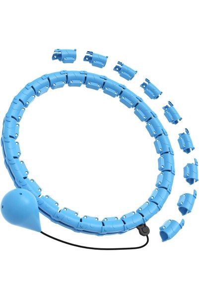 Generic Smart Weighted Fitness Hoops, 2 in 1 Weight Loss Massage Fitness Circ...