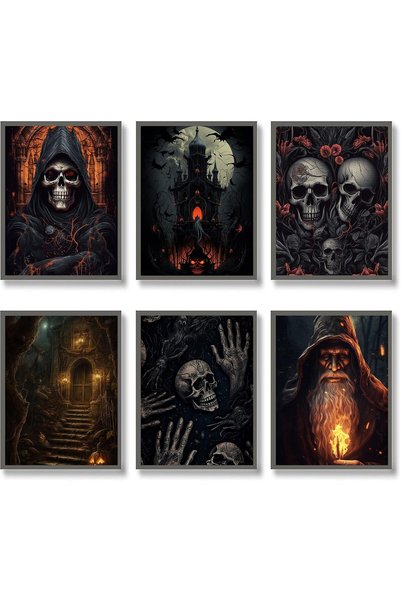 Generic Gothic Room Decor Witchy Wall Decor Aesthetic Halloween Party Gothic ...