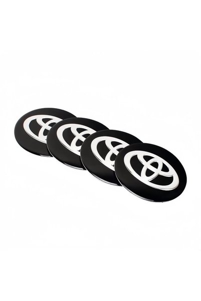 ARRRD ®   Αυτοκόλλητα καλύμματος τροχού Toyota, διάμετρος 56 mm, σετ 4 τεμαχί...