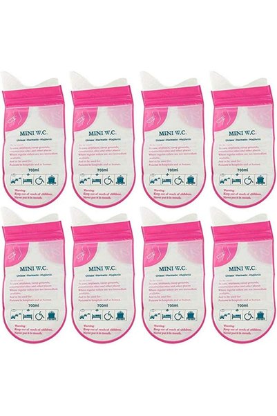 Generic 8 Pack/Set Disposable Urine Bags Super Absorbent Pee Bags Camping Tra...