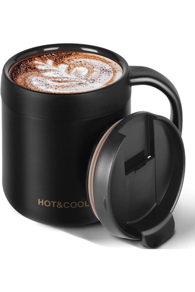 Generic Travel Mug Water Coffee Cup,Insulated Coffee Mug With Lip, Stainless ...