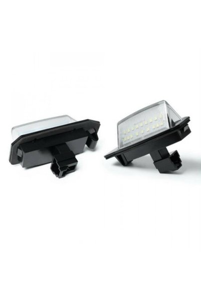 SMD Set of 2 LED License Plate Lights for Mitsubishi Outlander II, III, Lance...