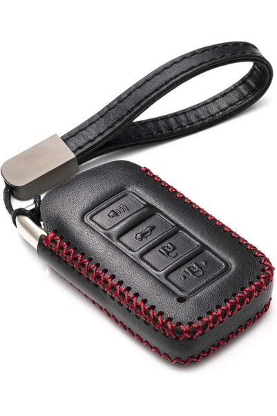 Generic Genuine Leather Smart Key Fob Case Cover Protector Suitable for 2014-...