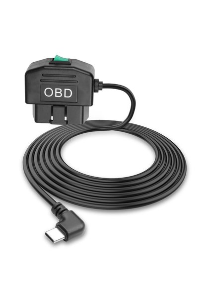 Generic OBD OBD2 Power Cable, for Dash Camera OBD to USB Type C, Right Angle ...