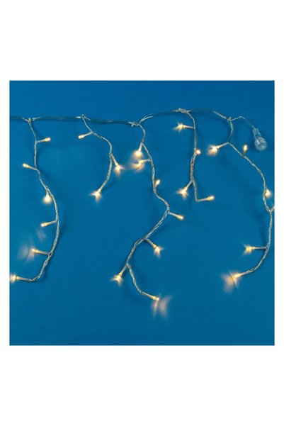 OEM Instalație de Lumini Perdea cu 144 de Becuri LED cu Programe 3 m – Alb Ca...