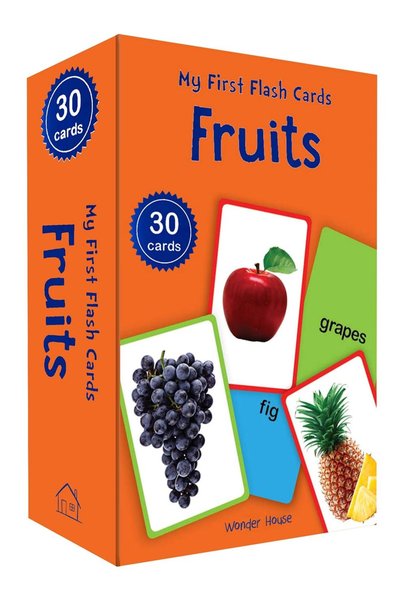 Generic My First Flash Cards Fruits: 30 Early Learning Flash Cards For Kids