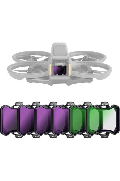 NEEWER مجموعة فلاتر ND و UV و CPL من Snap On متوافقة مع DJI Avata 2، تتضمن 6 ...