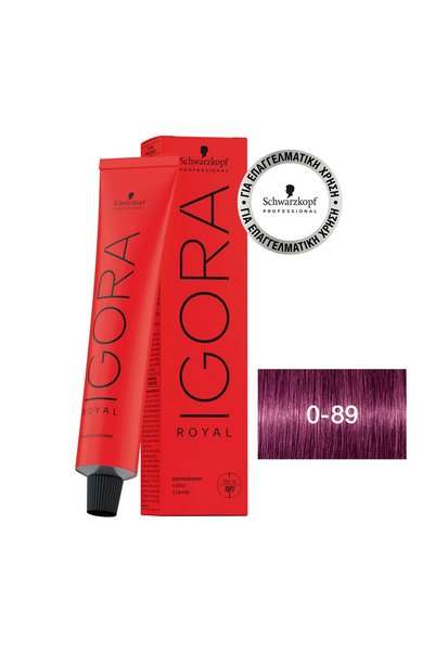 Schwarzkopf IGORA ROYAL 0-89 Κόκκινο Βιολετί Mixton 60 ml
