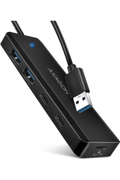 Axagon Hub USB HUE-C2A, 2x USB-A, 2x USB-C, USB DC 5V