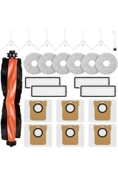 Generic 24 Piece Accessory Set for Xiaomi X20+ / X10+ Robot Vacuum Cleaner