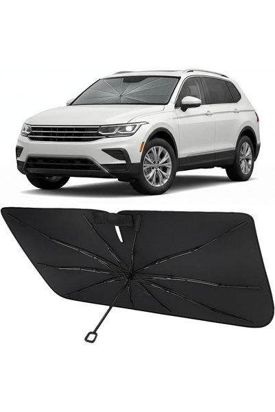 Generic Custom Fit 2025-2026 Tiguan Windshield Sun Shade Umbrella