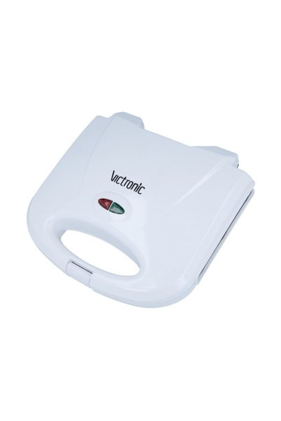 VICTRONIC Set 2 x Aparat pentru Sandwich, Alb, 750 W, VC590