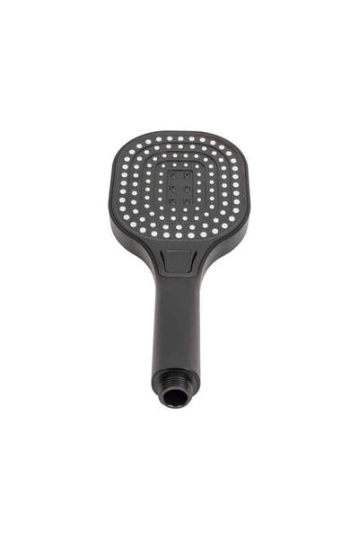 FOXMAG24 Plastic Shower Head, Black, 27x11.5 cm