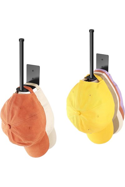 Generic Brand Set de 2 suporturi de perete din oțel inoxidabil negru pentru ș...