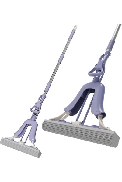 Generic Light weight Cotton Sponge Mop 13 Inch, Self Squeeze Super Absorbent ...