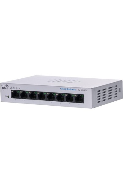 Generic محول شبكة غير مُدار من طراز CBS110-8T-D للأعمال |   8 منافذ GE |   سط...