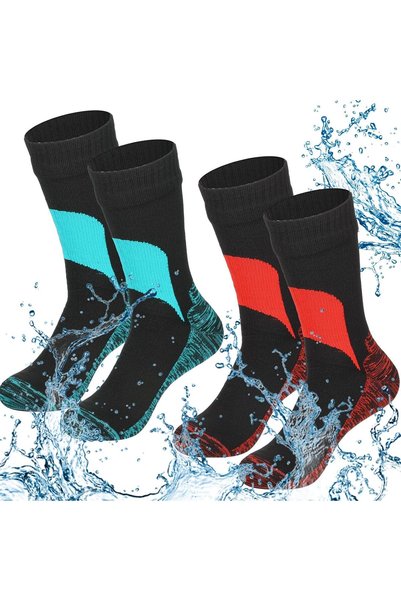 Generic Waterproof Socks Unisex, Outdoor Hiking Wading Fishing Socks for Men ...