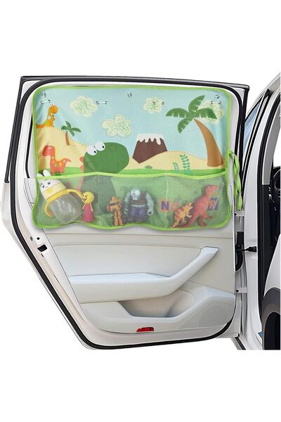 Generic Car Window Shades for Kids: Strong Suction Cup Three-Layer Car Sun Sh...